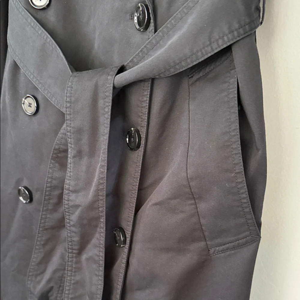Mango Water-Repellent Black Jacket with Branded Label - Picture 4 of 13